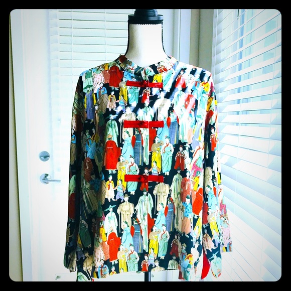 Natori Other - Natori Dynasty Printed Pajama Top